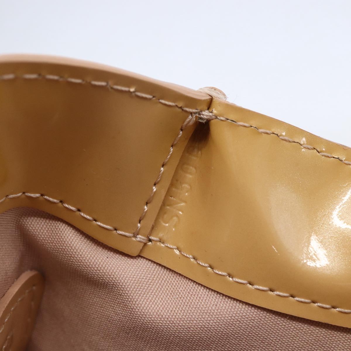 LOUIS VUITTON Monogram Vernis Wilshire PM Bag Rose Florentin M91642 Auth 152514