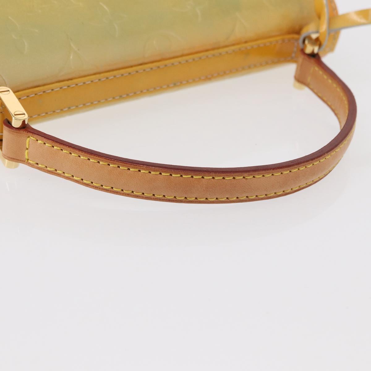 LOUIS VUITTON Monogram Vernis Spring street Hand Bag Gris M91029 LV Auth 152515