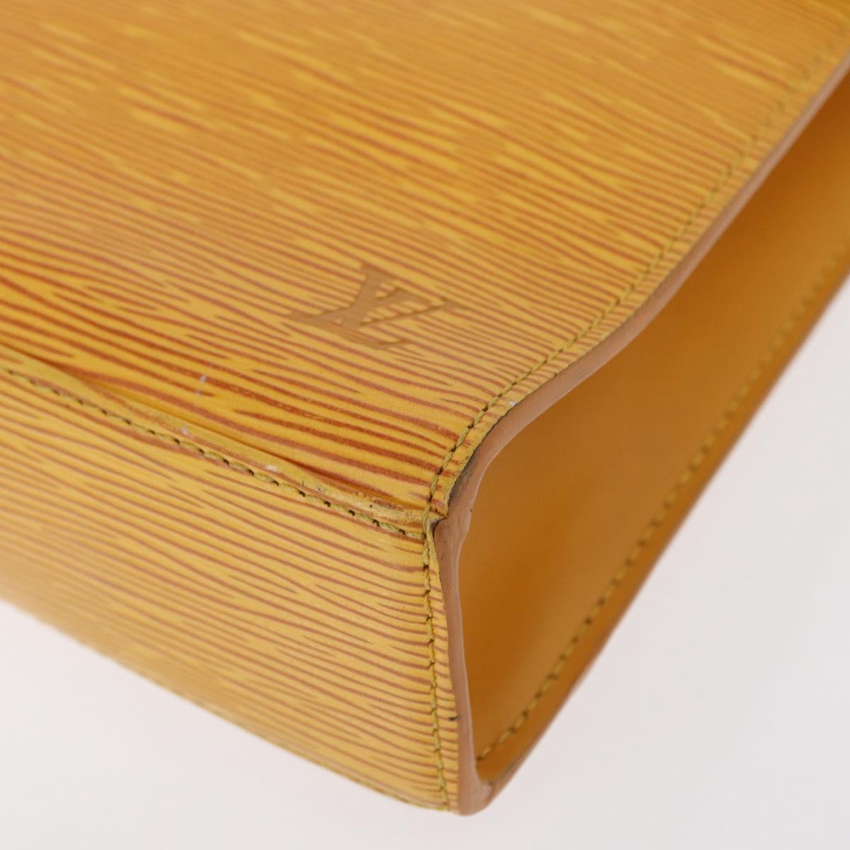 LOUIS VUITTON Epi Malesherbes Hand Bag Tassili Yellow Jonne M52379 Auth 152516