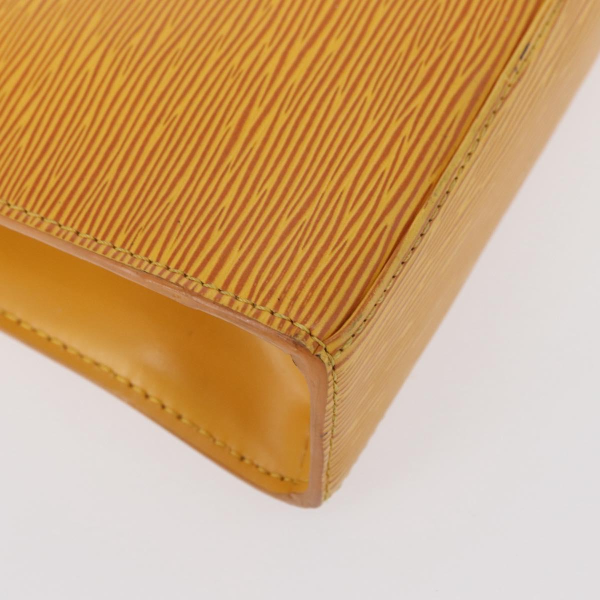 LOUIS VUITTON Epi Malesherbes Hand Bag Tassili Yellow Jonne M52379 Auth 152516