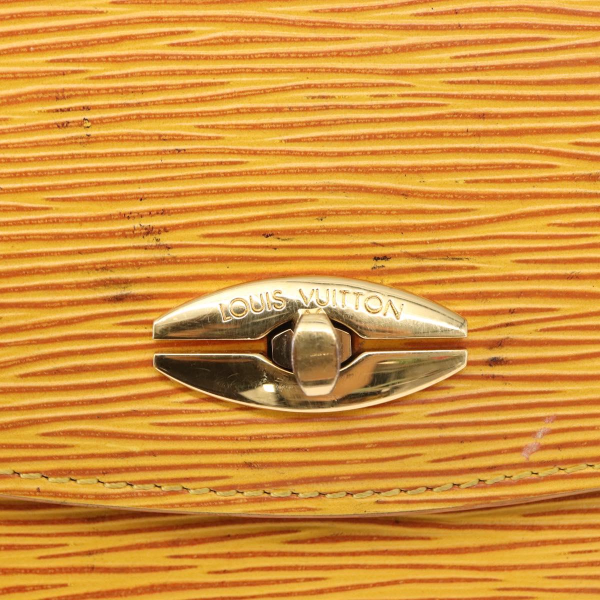 LOUIS VUITTON Epi Malesherbes Hand Bag Tassili Yellow Jonne M52379 Auth 152516