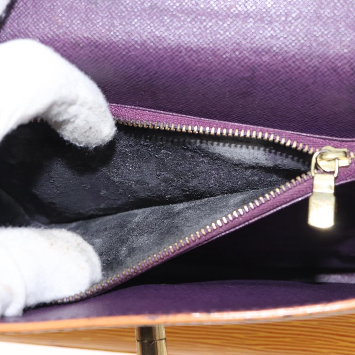 LOUIS VUITTON Epi Malesherbes Hand Bag Tassili Yellow Jonne M52379 Auth 152516