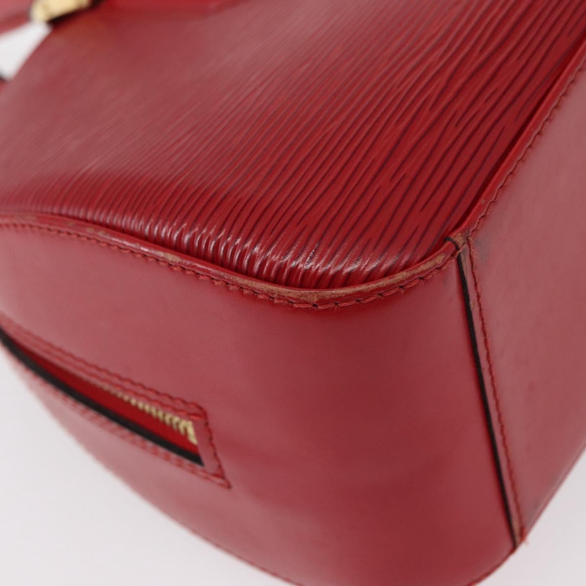 LOUIS VUITTON Epi jasmine Hand Bag Red M52087 LV Auth 152517