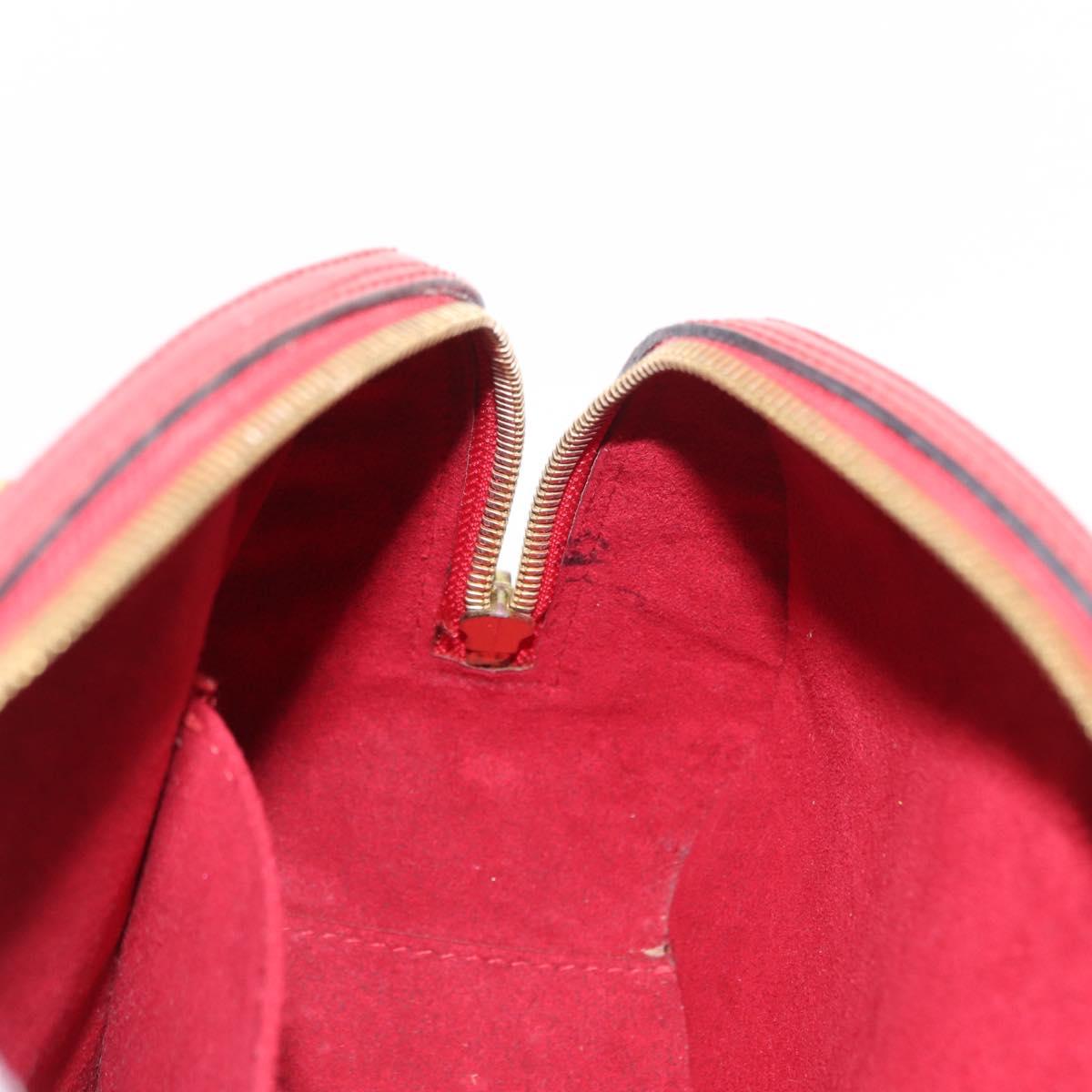 LOUIS VUITTON Epi jasmine Hand Bag Red M52087 LV Auth 152517