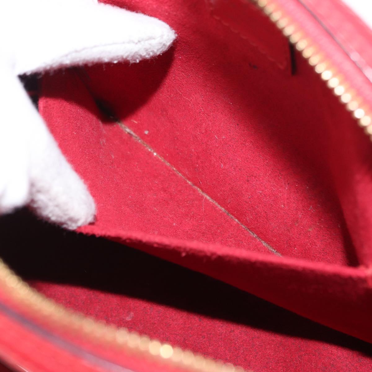 LOUIS VUITTON Epi jasmine Hand Bag Red M52087 LV Auth 152517