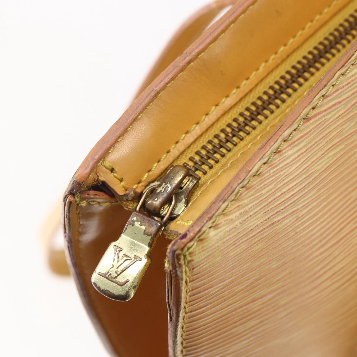 LOUIS VUITTON Epi Saint Jacques Shopping Shoulder Bag Yellow M52269 Auth 152520