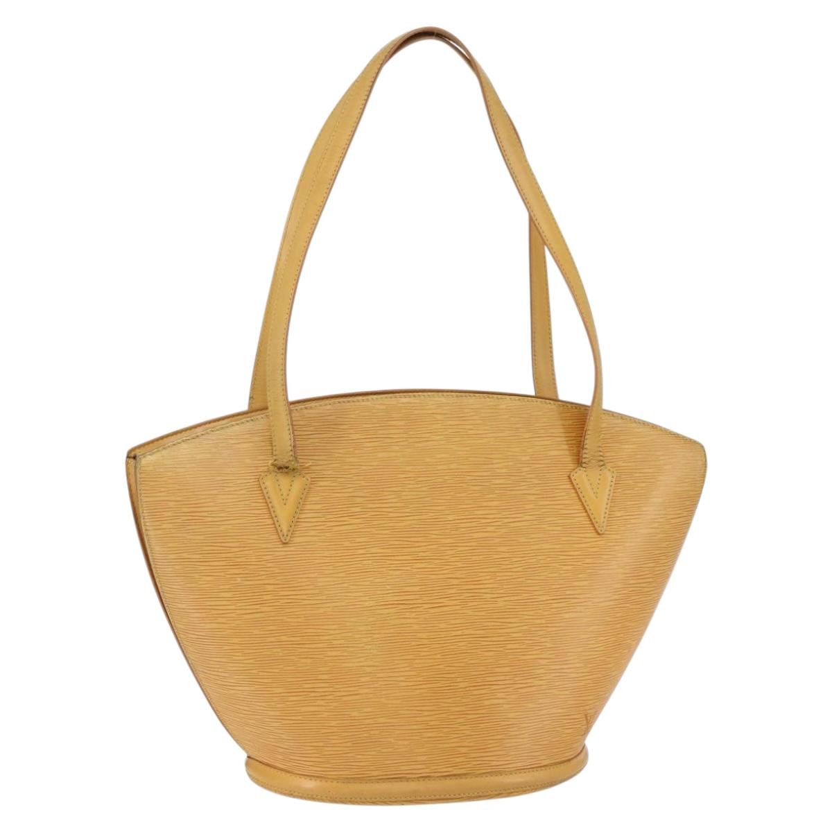 LOUIS VUITTON Epi Saint Jacques Shopping Shoulder Bag Yellow M52269 Auth 152520