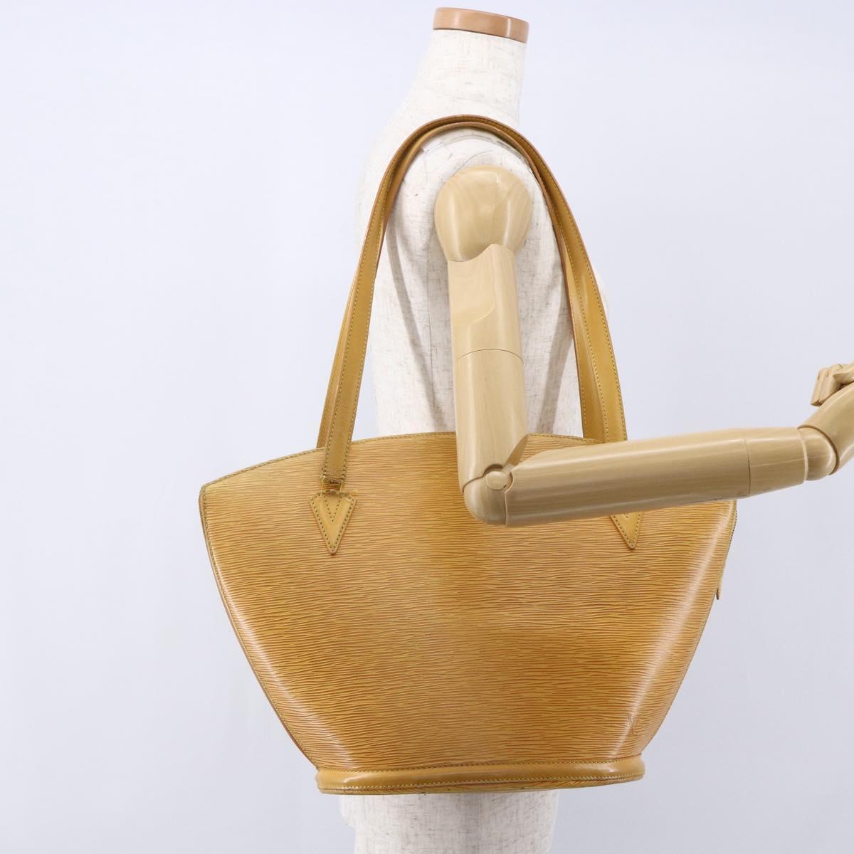 LOUIS VUITTON Epi Saint Jacques Shopping Shoulder Bag Yellow M52269 Auth 152520