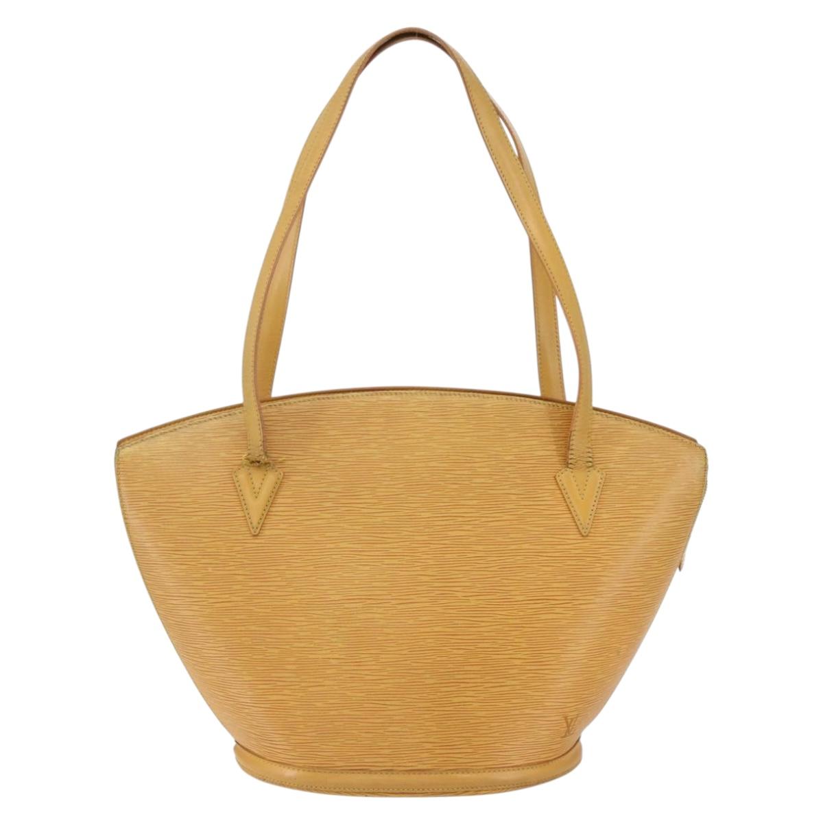 LOUIS VUITTON Epi Saint Jacques Shopping Shoulder Bag Yellow M52269 Auth 152520