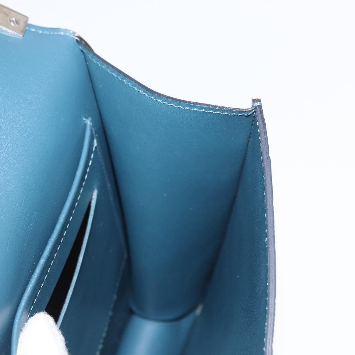 LOUIS VUITTON Damier Vernis Club Bag Green Petrol Blue M92128 LV Auth 152522