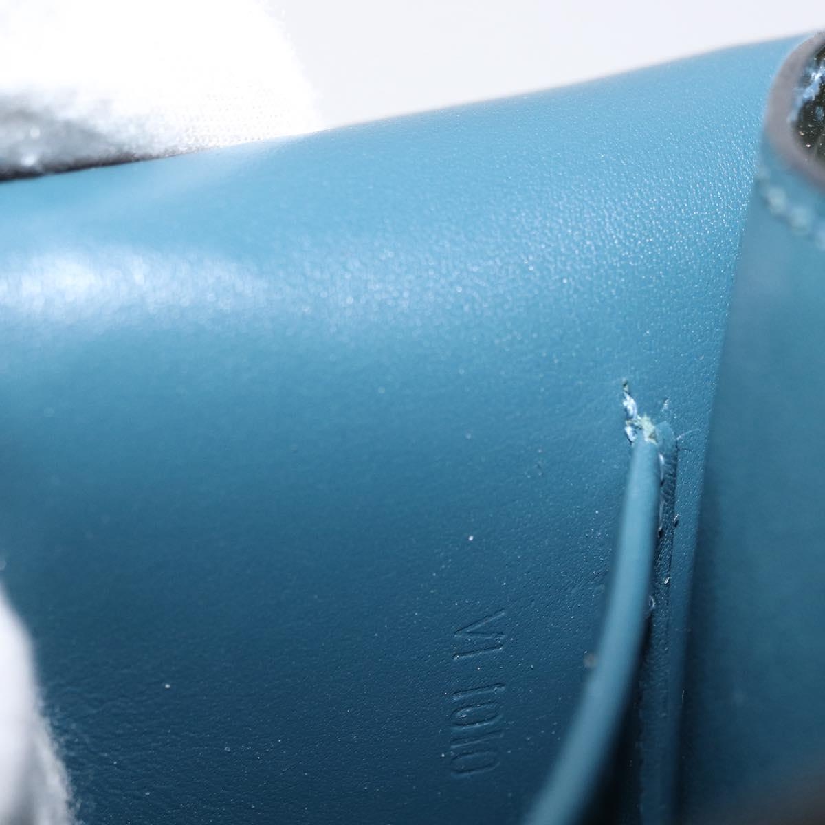 LOUIS VUITTON Damier Vernis Club Bag Green Petrol Blue M92128 LV Auth 152522