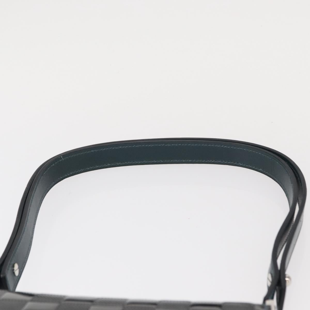 LOUIS VUITTON Damier Vernis Club Bag Green Petrol Blue M92128 LV Auth 152522