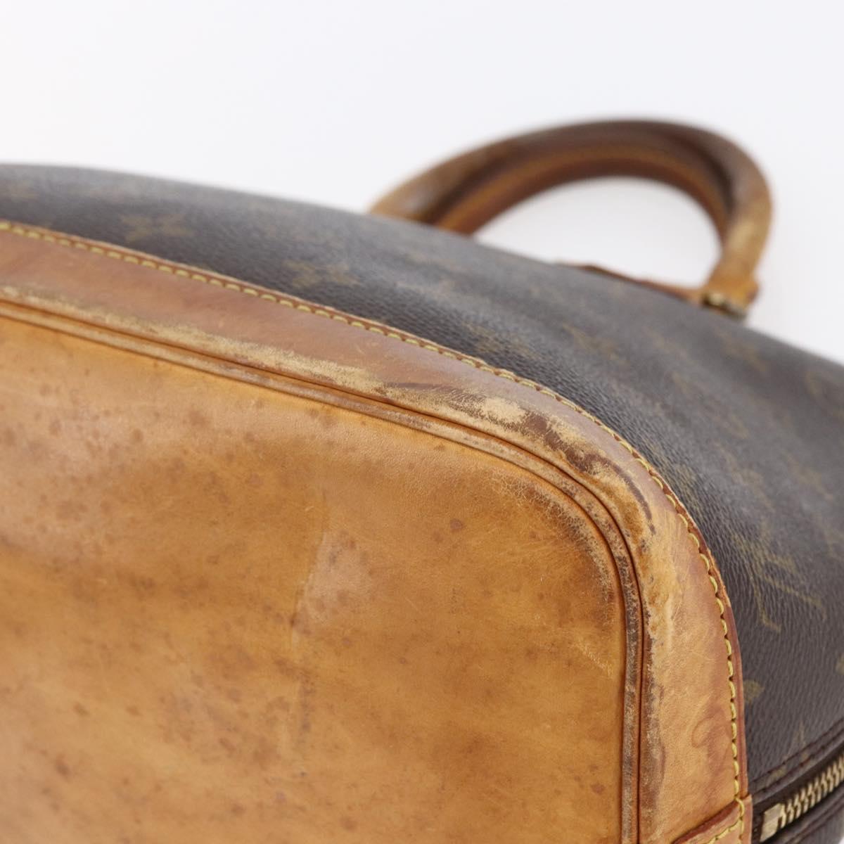 LOUIS VUITTON Monogram Alma Hand Bag M51130 LV Auth 152529