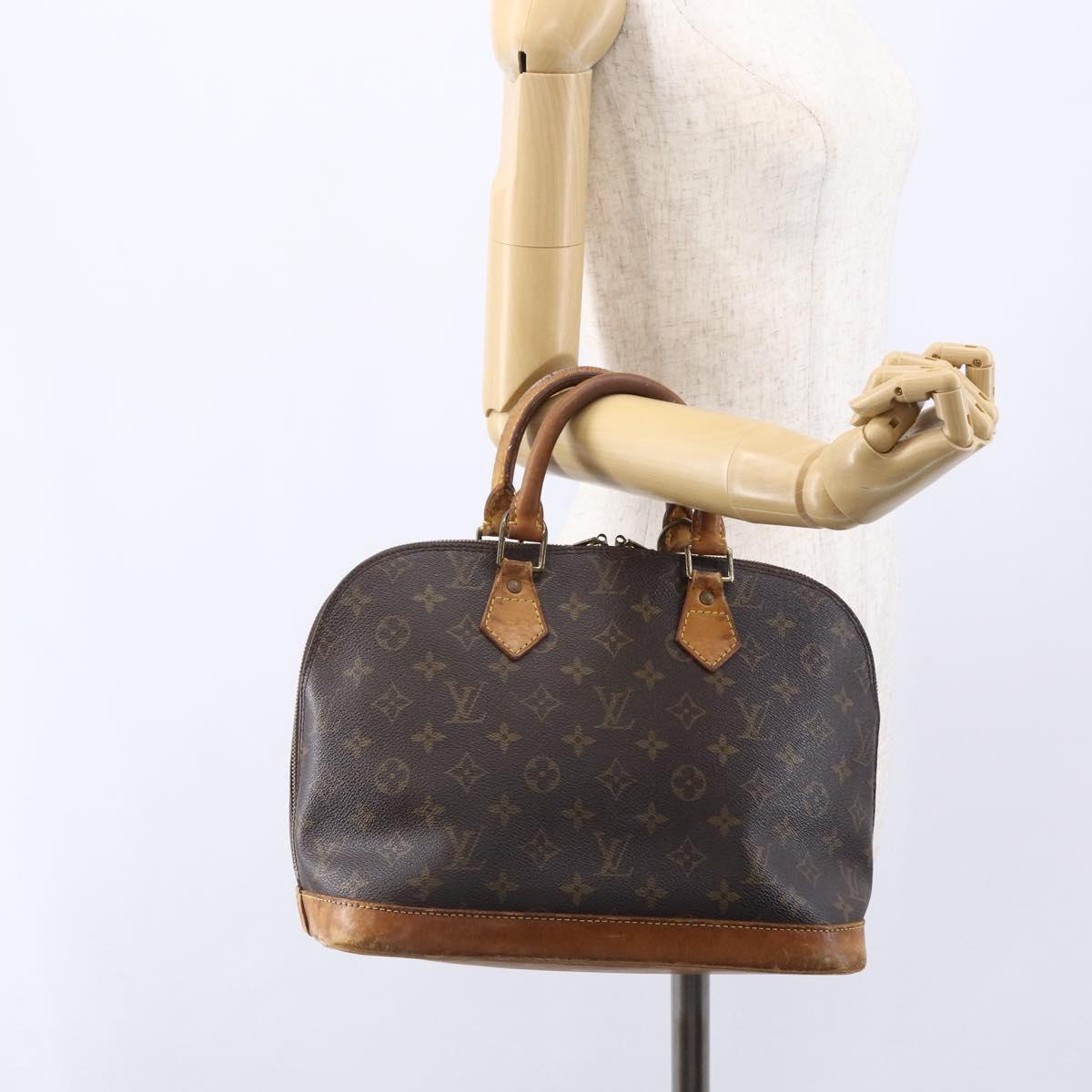 LOUIS VUITTON Monogram Alma Hand Bag M51130 LV Auth 152529