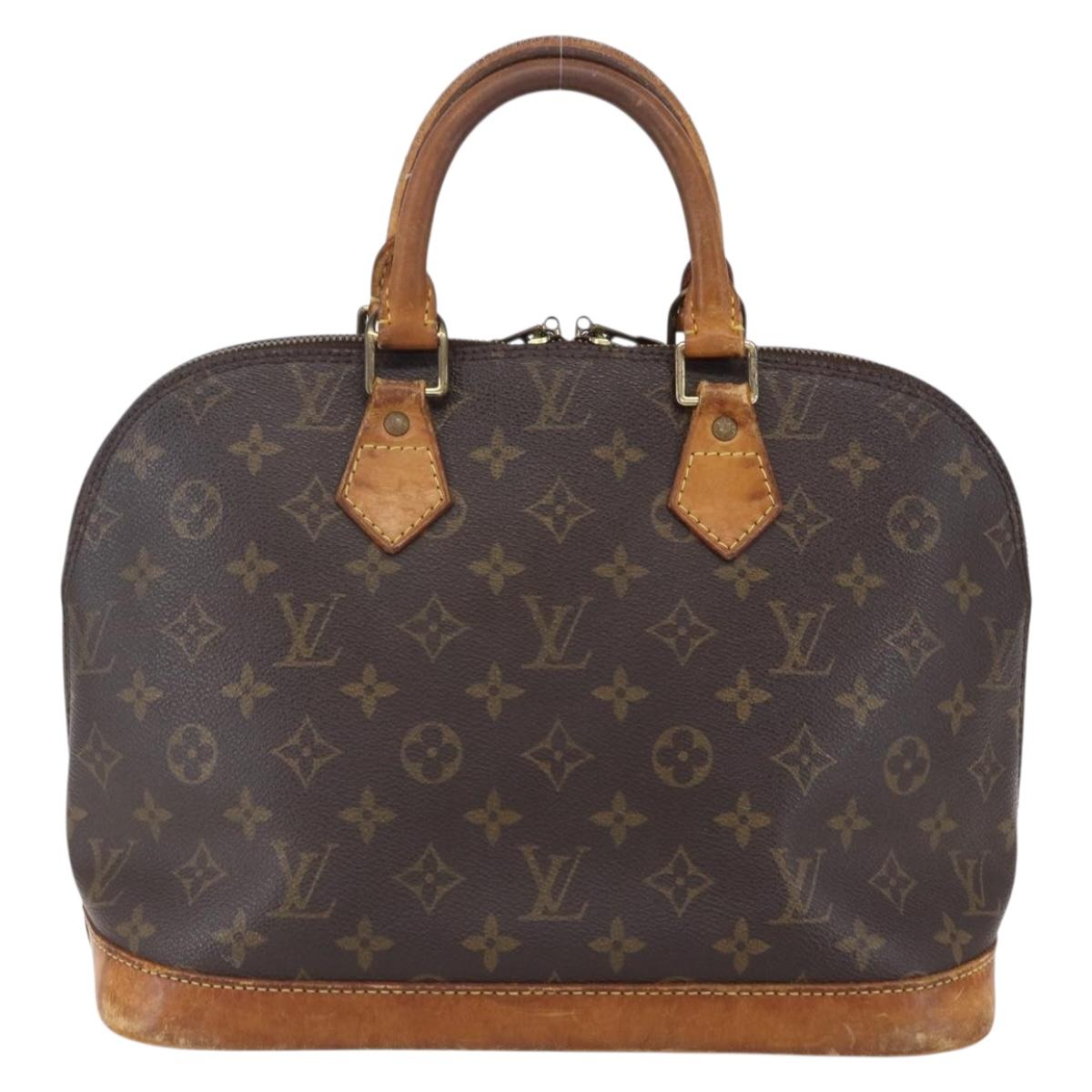 LOUIS VUITTON Monogram Alma Hand Bag M51130 LV Auth 152529