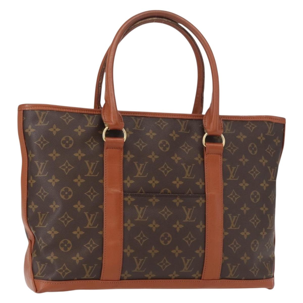 LOUIS VUITTON Monogram Sac Weekend PM Hand Bag M42425 LV Auth 152531