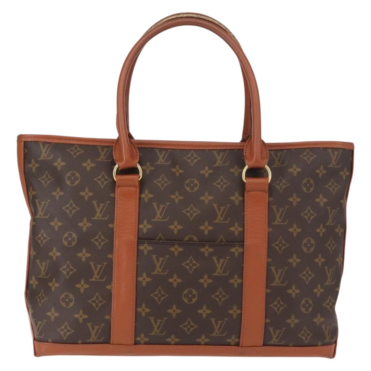 LOUIS VUITTON Monogram Sac Weekend PM Hand Bag M42425 LV Auth 152531
