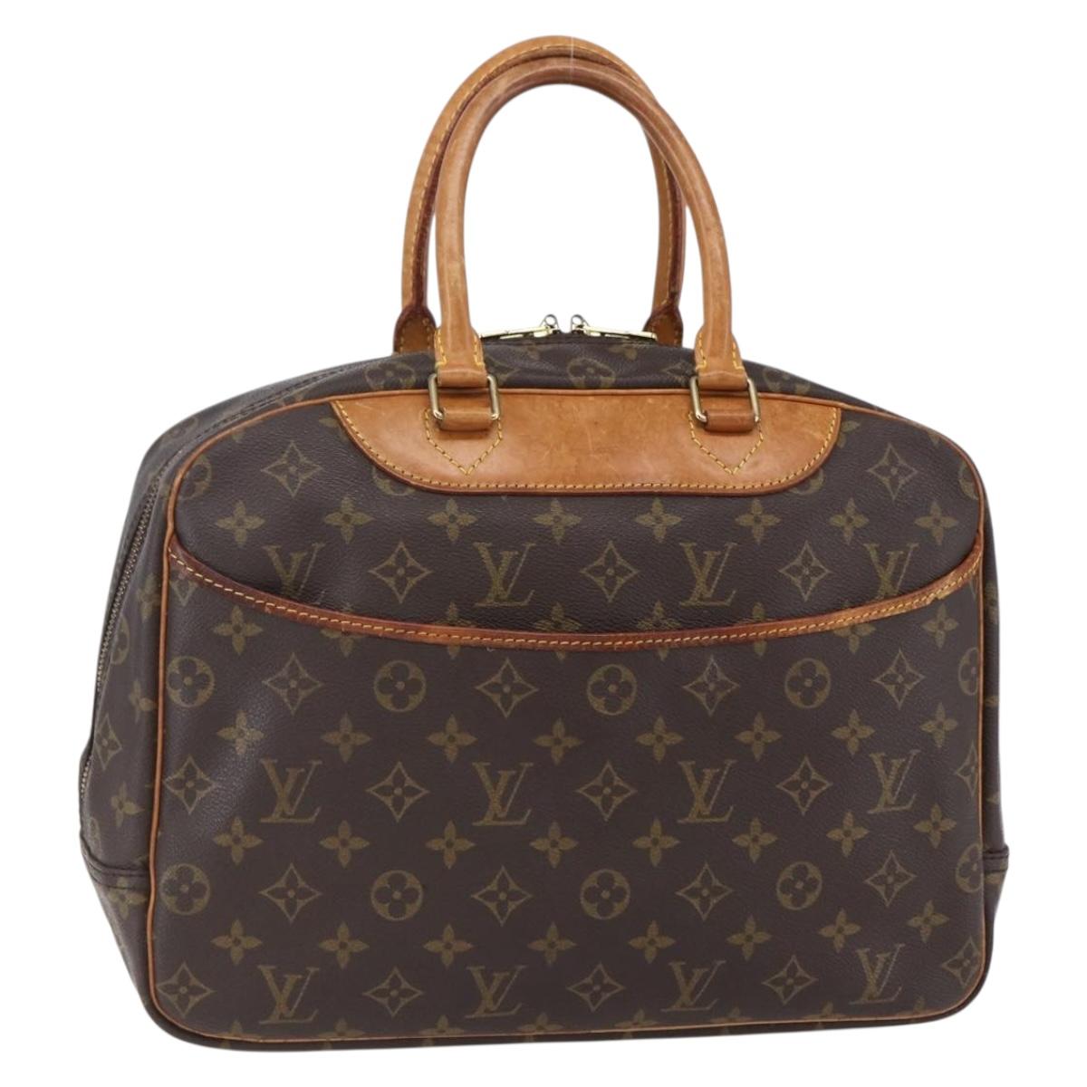 LOUIS VUITTON Monogram Deauville Hand Bag M47270 LV Auth 152532