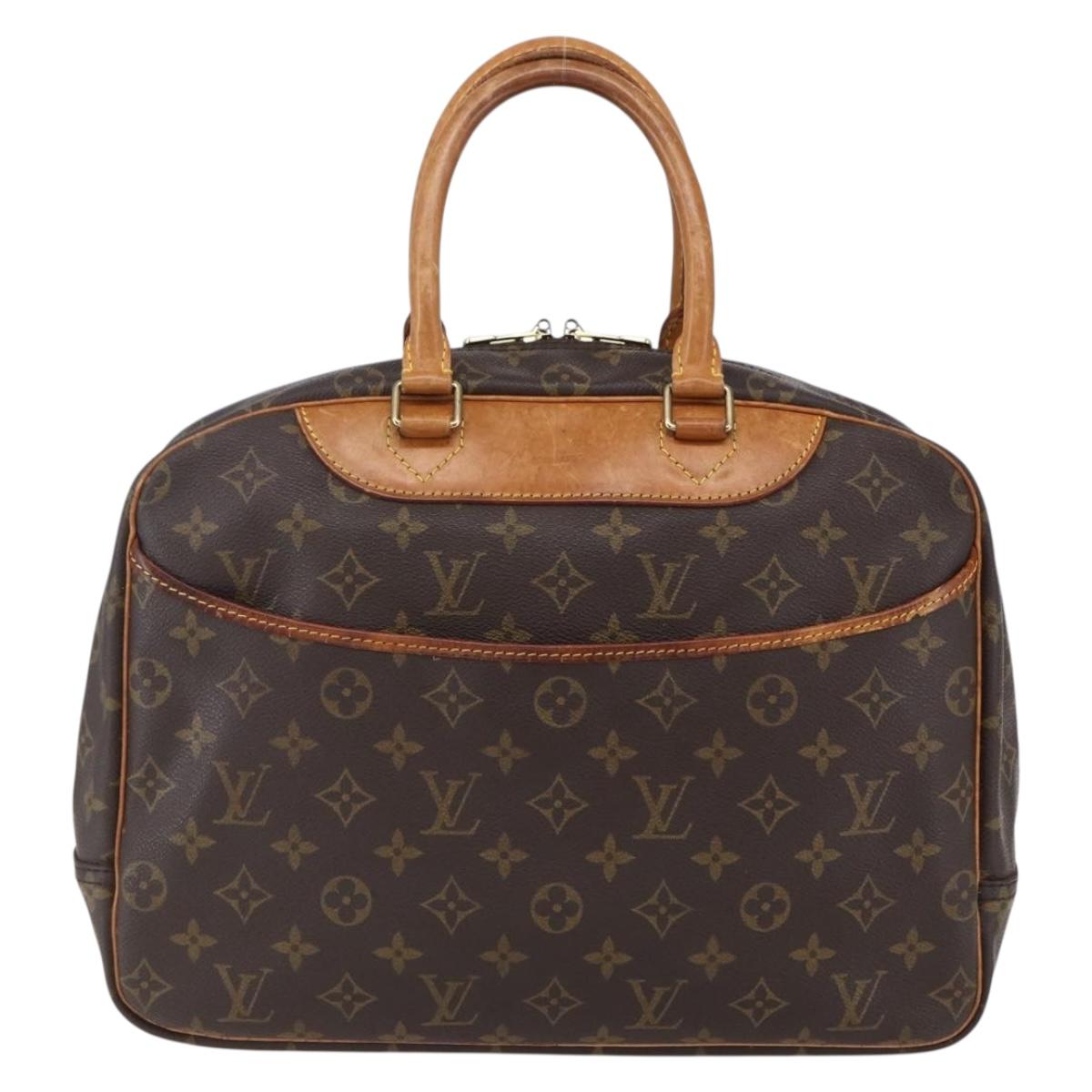 LOUIS VUITTON Monogram Deauville Hand Bag M47270 LV Auth 152532