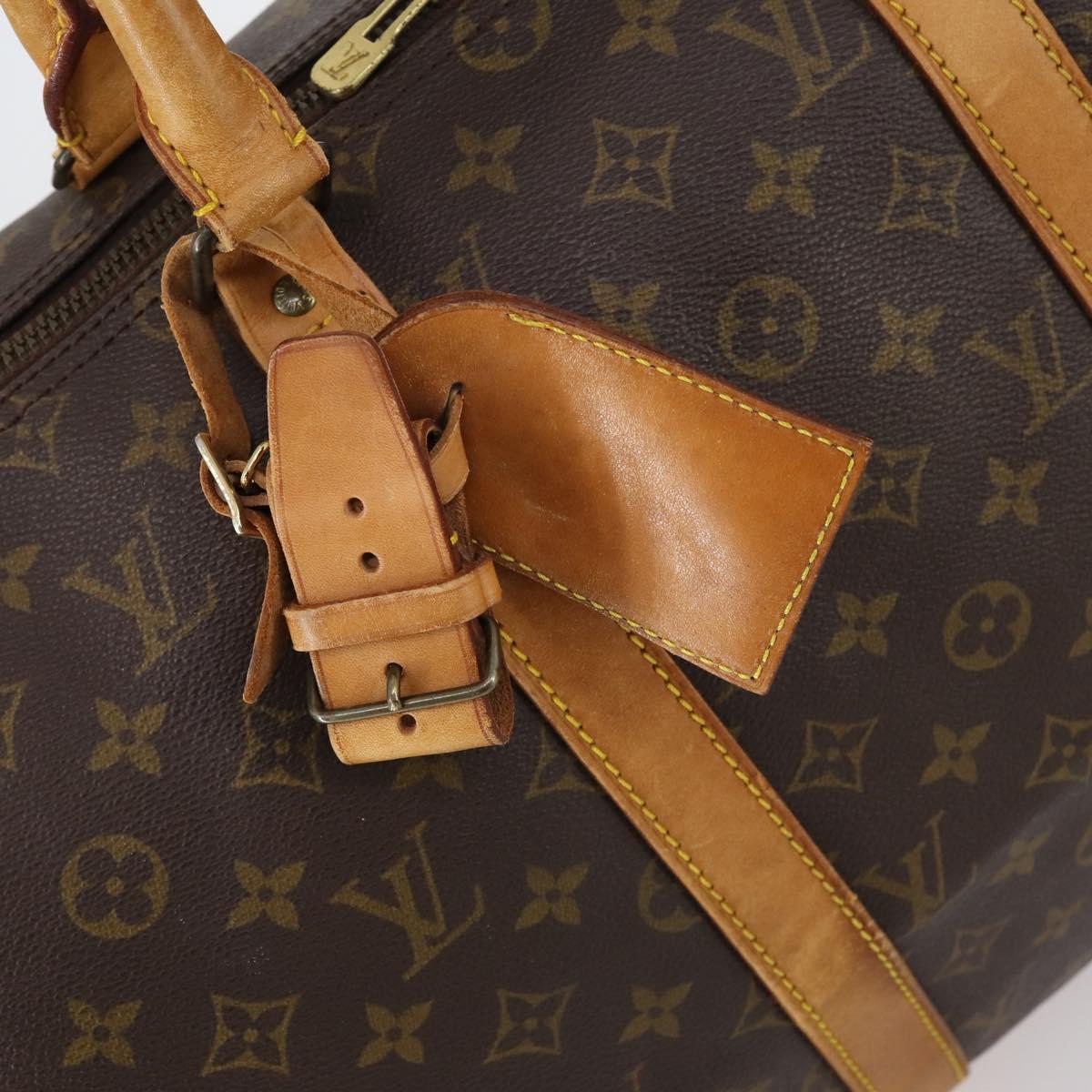 LOUIS VUITTON Monogram Keepall 50 Boston Bag M41426 LV Auth 152552