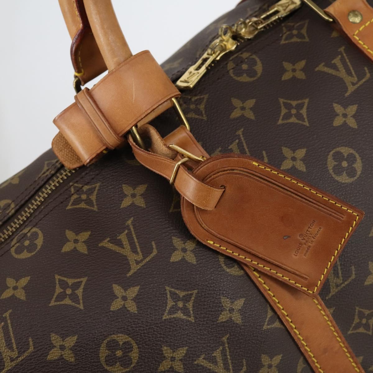 LOUIS VUITTON Monogram Keepall 50 Boston Bag M41426 LV Auth 152553