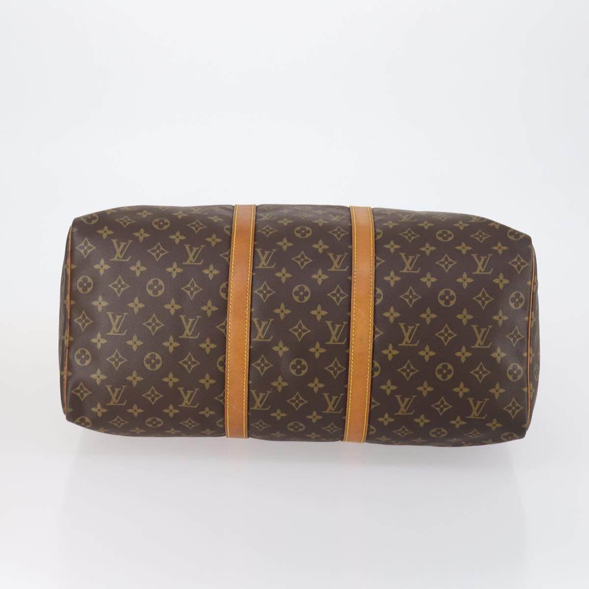 LOUIS VUITTON Monogram Keepall 50 Boston Bag M41426 LV Auth 152553