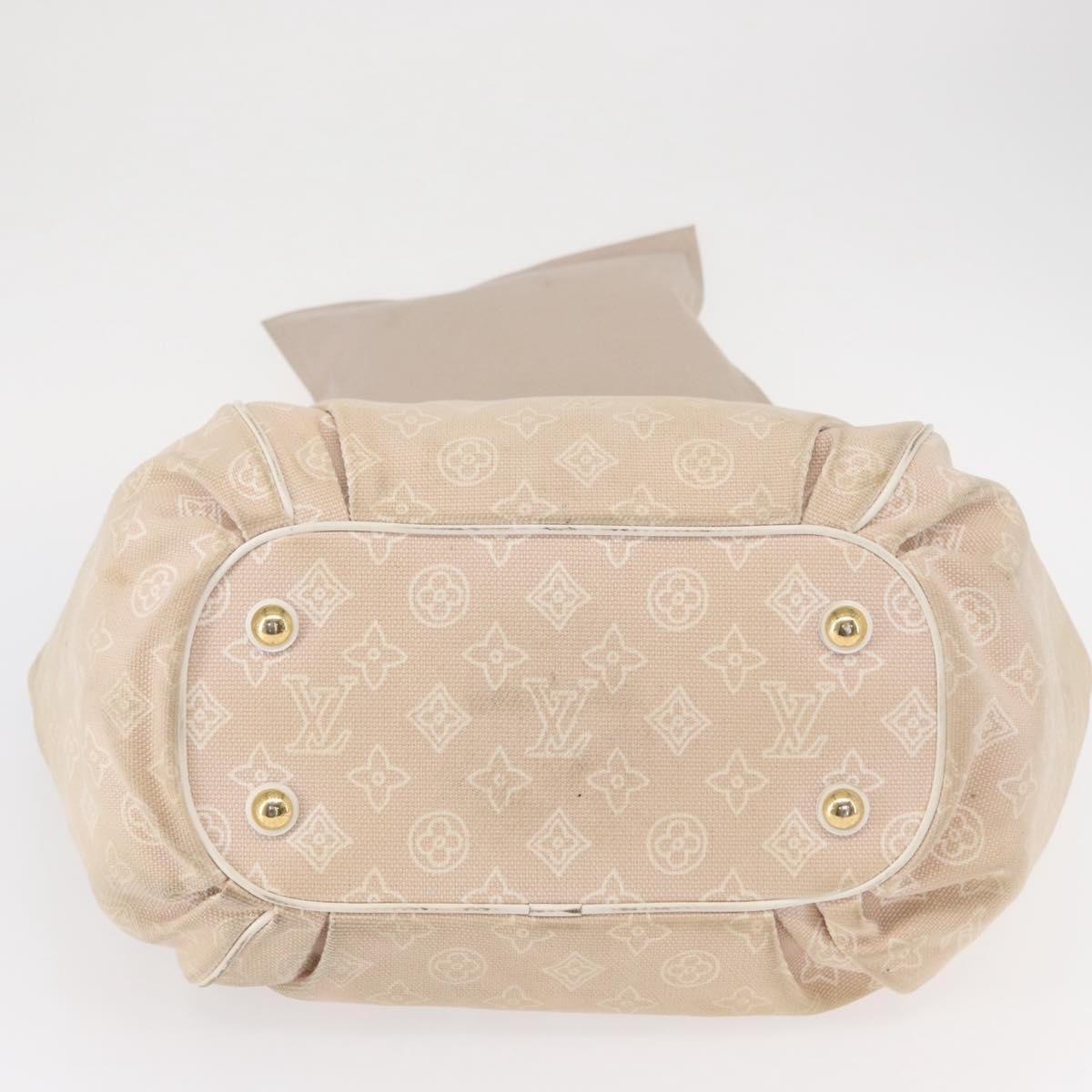 LOUIS VUITTON Monogram Beach Line Cabas Ipanema GM Bag Beige M95986 Auth 152557