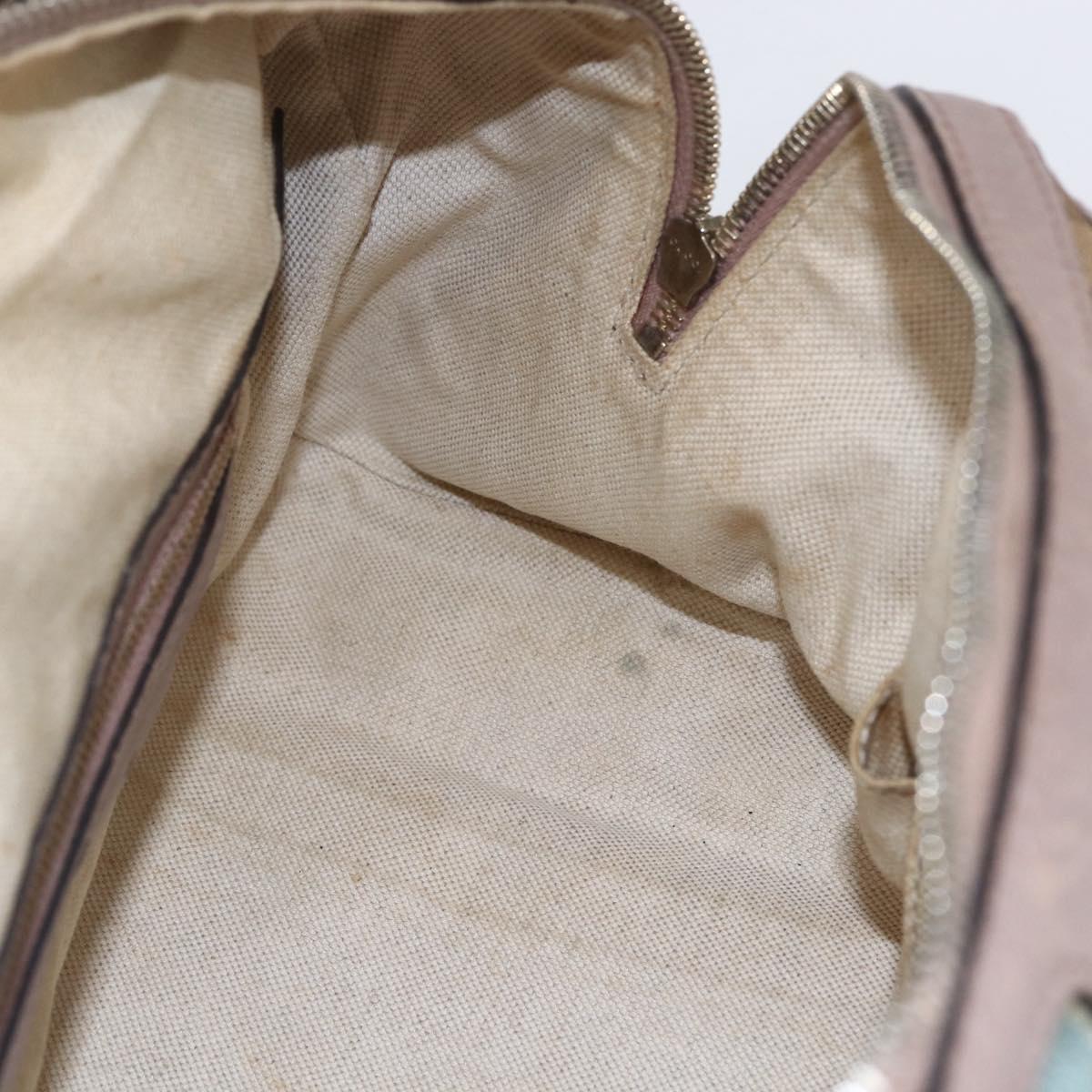 GUCCI GG Canvas Sherry Line Hand Bag 2way Beige Gold 269876 Auth 152562