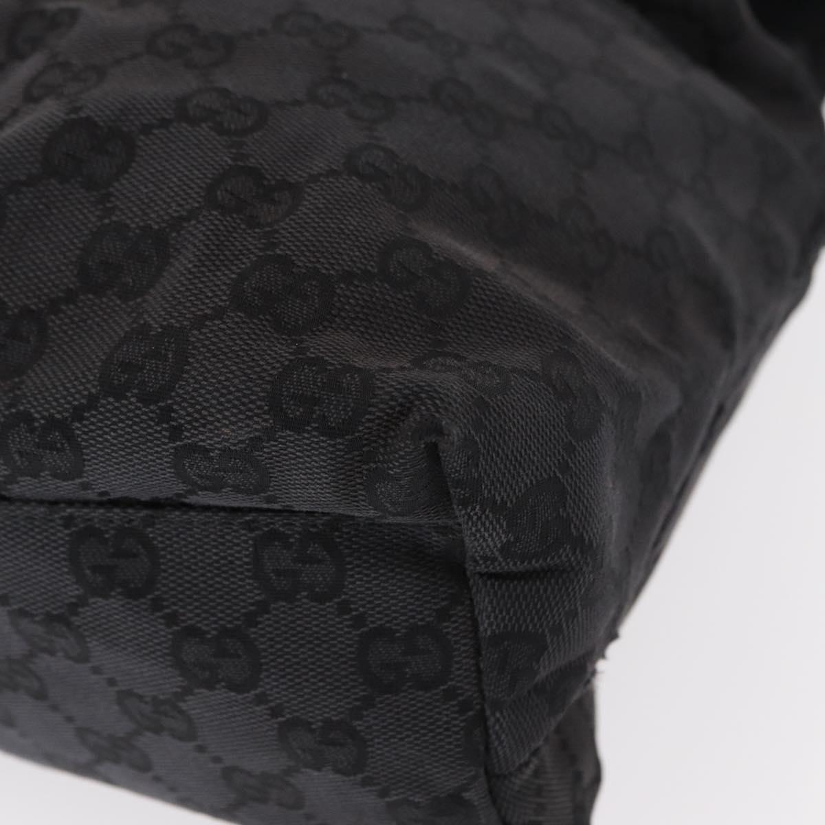 GUCCI GG Canvas Backpack Black 003 0238 Auth 152564