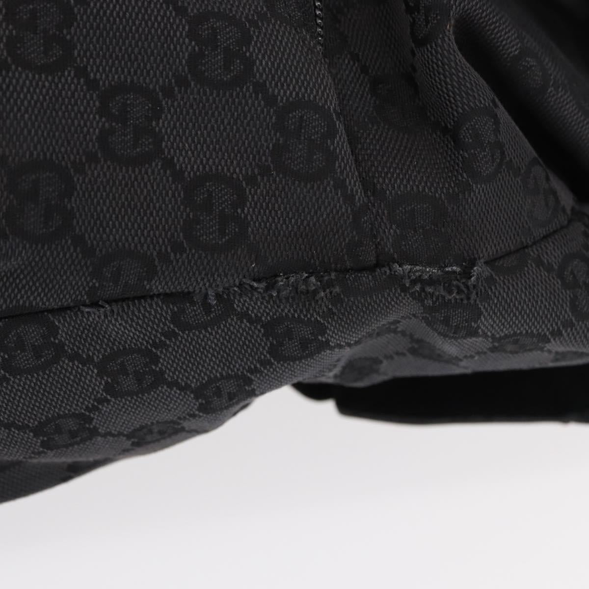 GUCCI GG Canvas Backpack Black 003 0238 Auth 152564