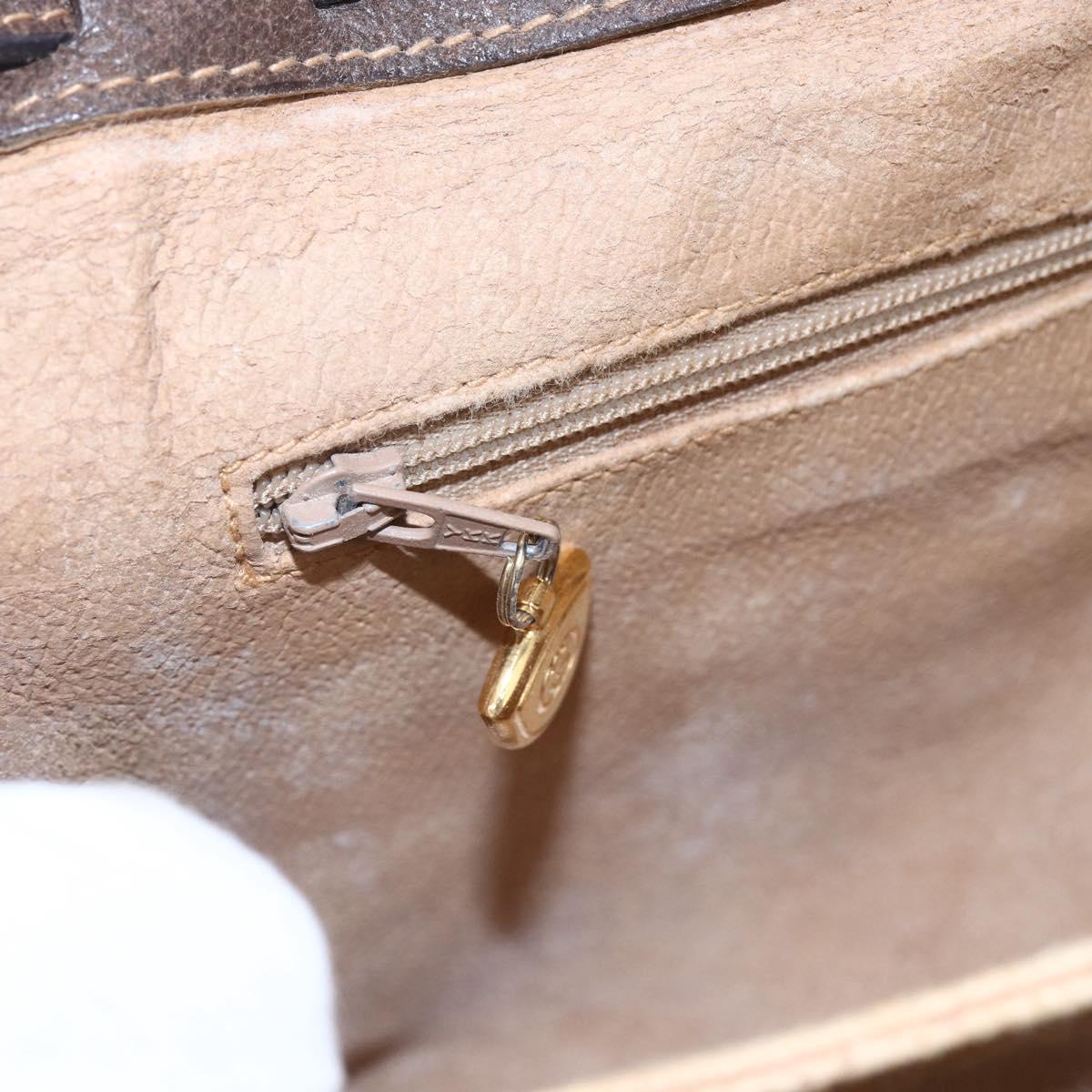 GUCCI GG Supreme Shoulder Bag PVC Beige Gold 004 904 0671 Auth 152570