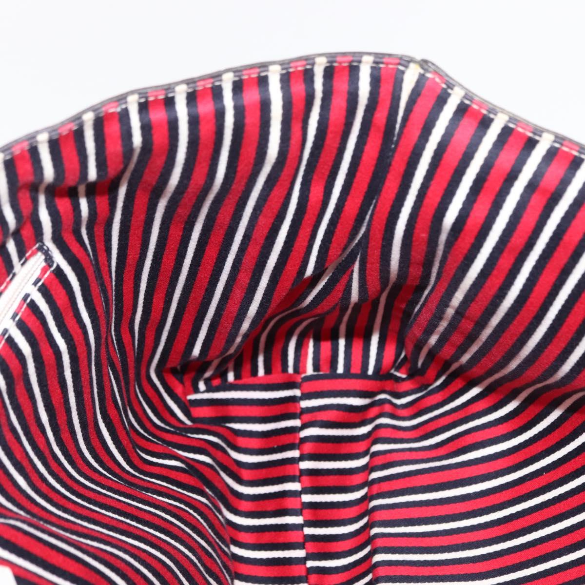 GUCCI Abbey Tote Bag Navy Gold 141472 Auth 152573