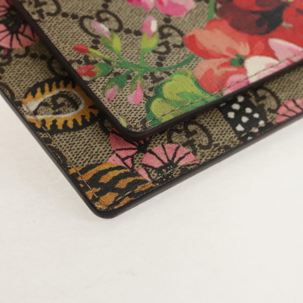 GUCCI GG Supreme Shoulder Bag PVC Beige Gold 454111 Auth 152649AM