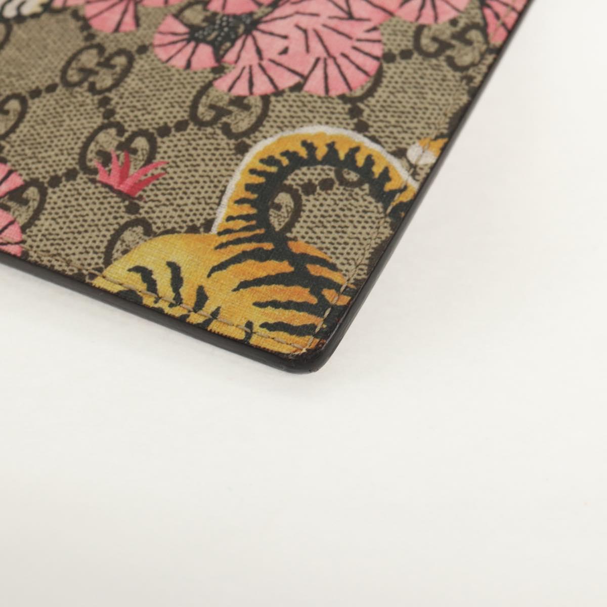 GUCCI GG Supreme Shoulder Bag PVC Beige Gold 454111 Auth 152649AM