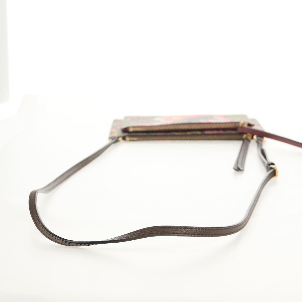 GUCCI GG Supreme Shoulder Bag PVC Beige Gold 454111 Auth 152649AM