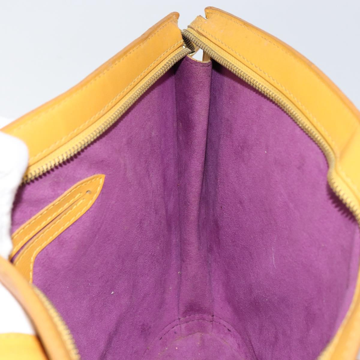 LOUIS VUITTON Epi Saint Jacques Hand Bag Yellow M52279 LV Auth 152651