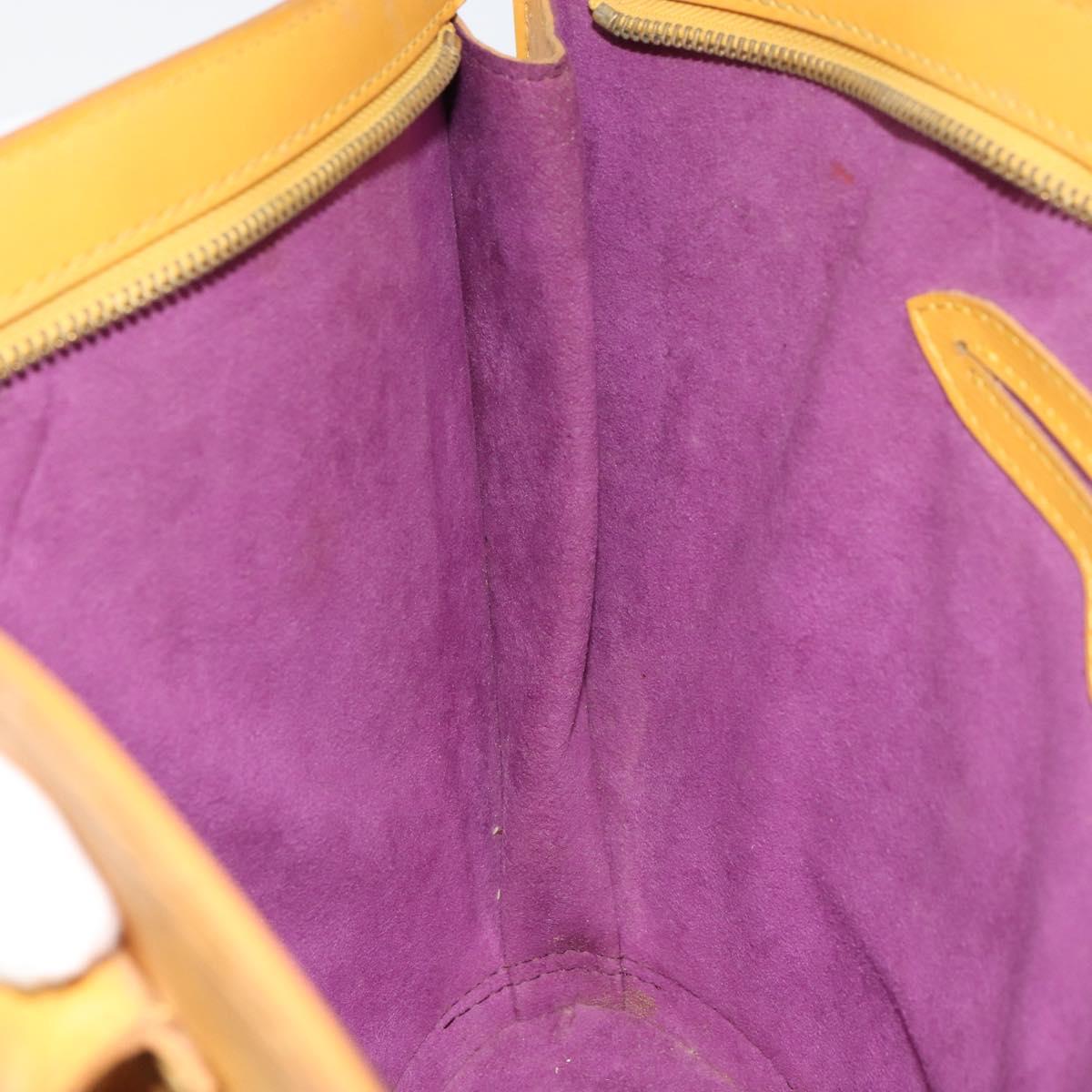 LOUIS VUITTON Epi Saint Jacques Hand Bag Yellow M52279 LV Auth 152651