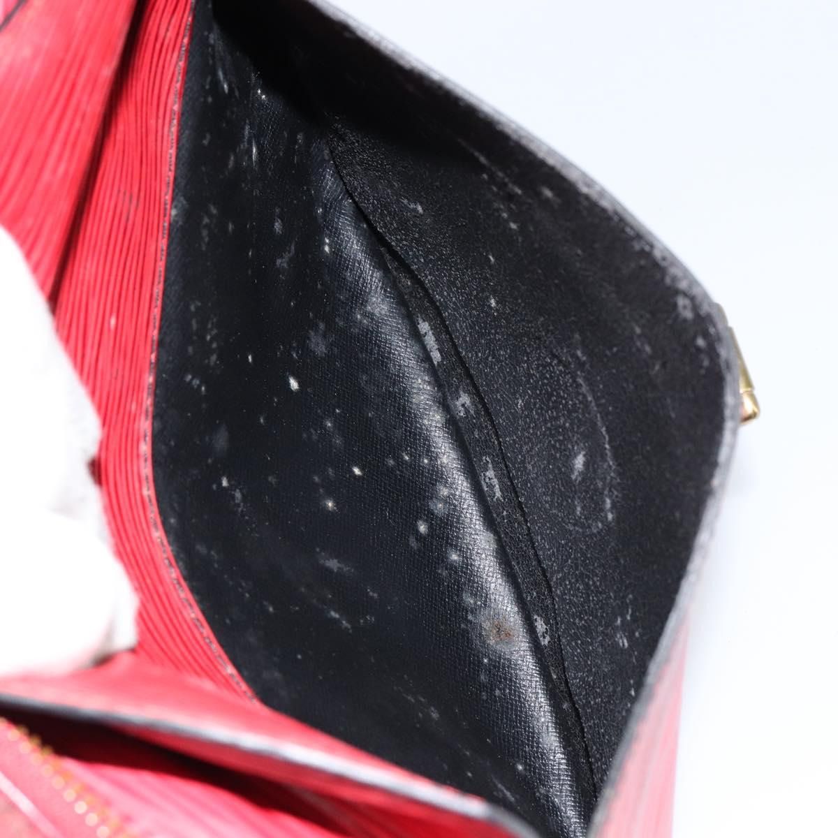 LOUIS VUITTON Epi Jeune Fille MM Shoulder Bag Red M52157 LV Auth 152654