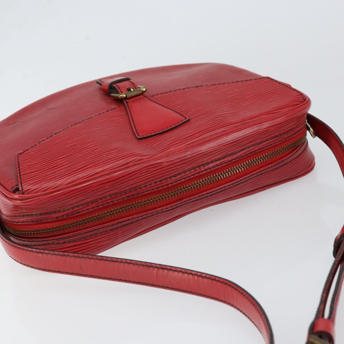 LOUIS VUITTON Epi Jeune Fille MM Shoulder Bag Red M52157 LV Auth 152654