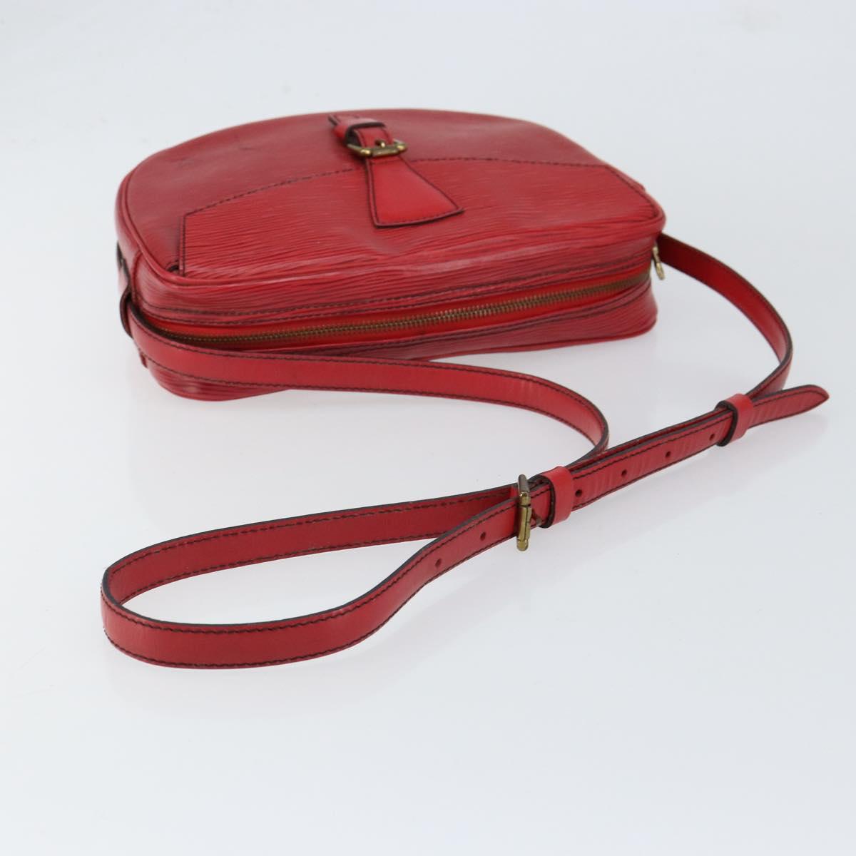 LOUIS VUITTON Epi Jeune Fille MM Shoulder Bag Red M52157 LV Auth 152654