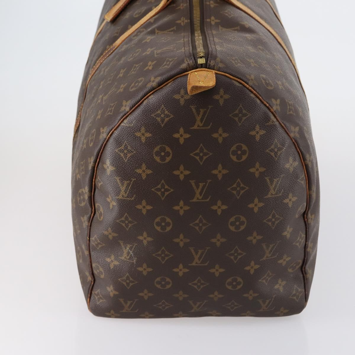 LOUIS VUITTON Monogram Keepall 60 Boston Bag M41422 LV Auth 152655