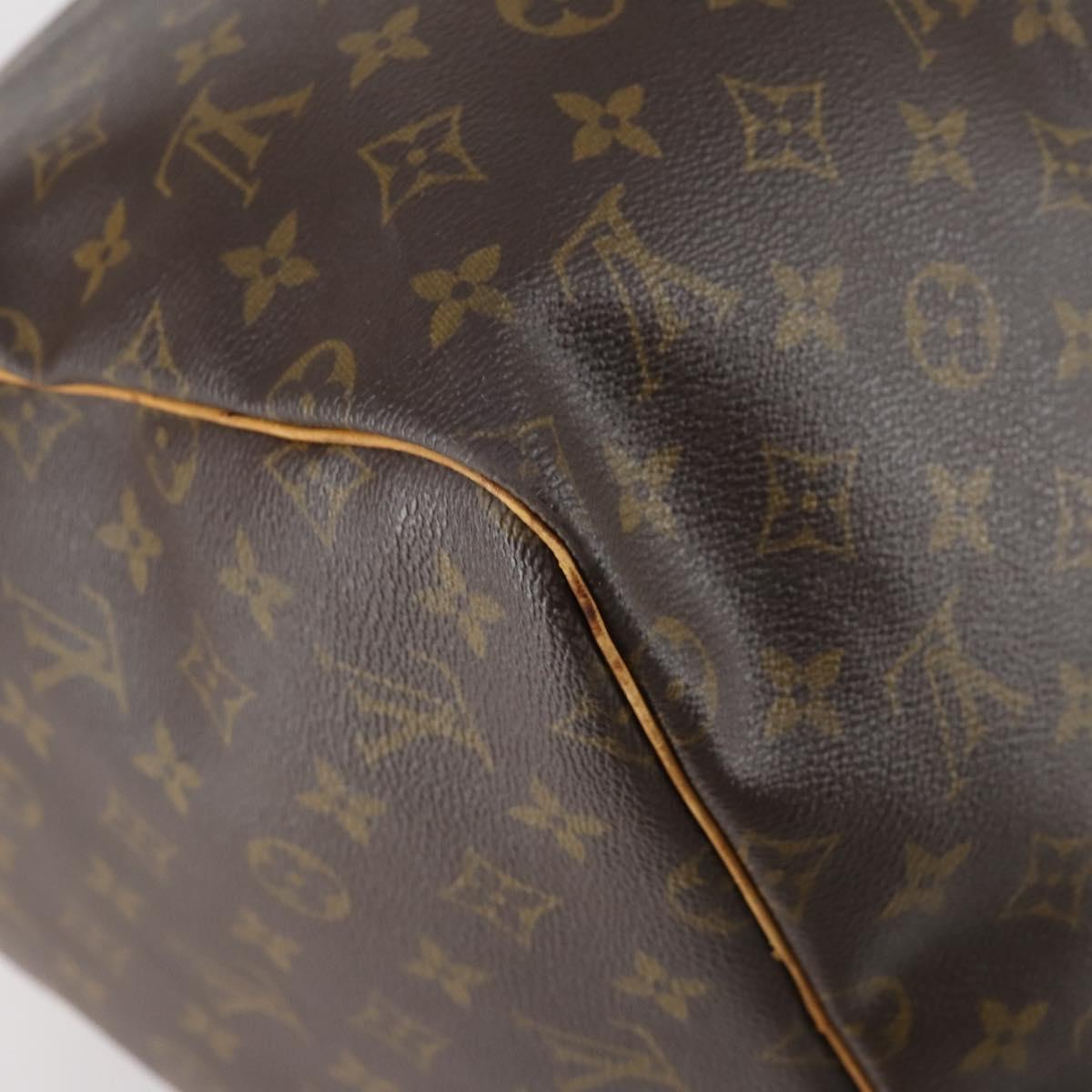 LOUIS VUITTON Monogram Keepall 55 Boston Bag M41424 LV Auth 152656