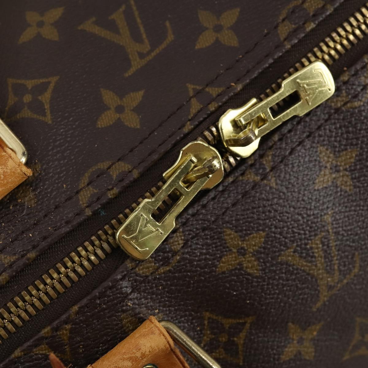 LOUIS VUITTON Monogram Keepall 55 Boston Bag M41424 LV Auth 152656