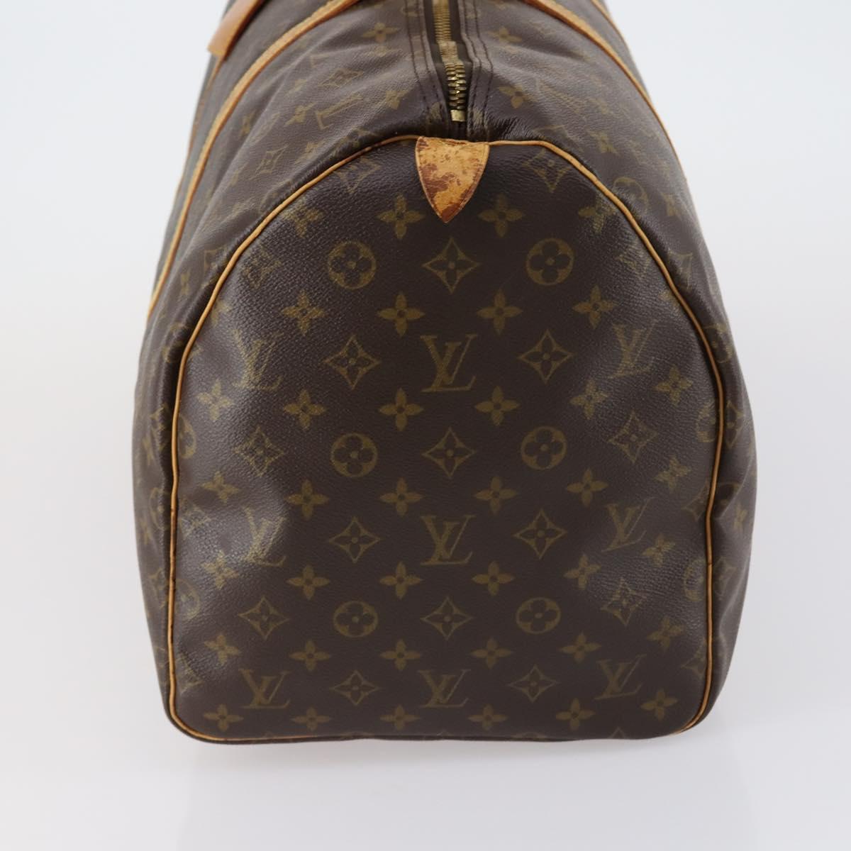 LOUIS VUITTON Monogram Keepall 55 Boston Bag M41424 LV Auth 152656