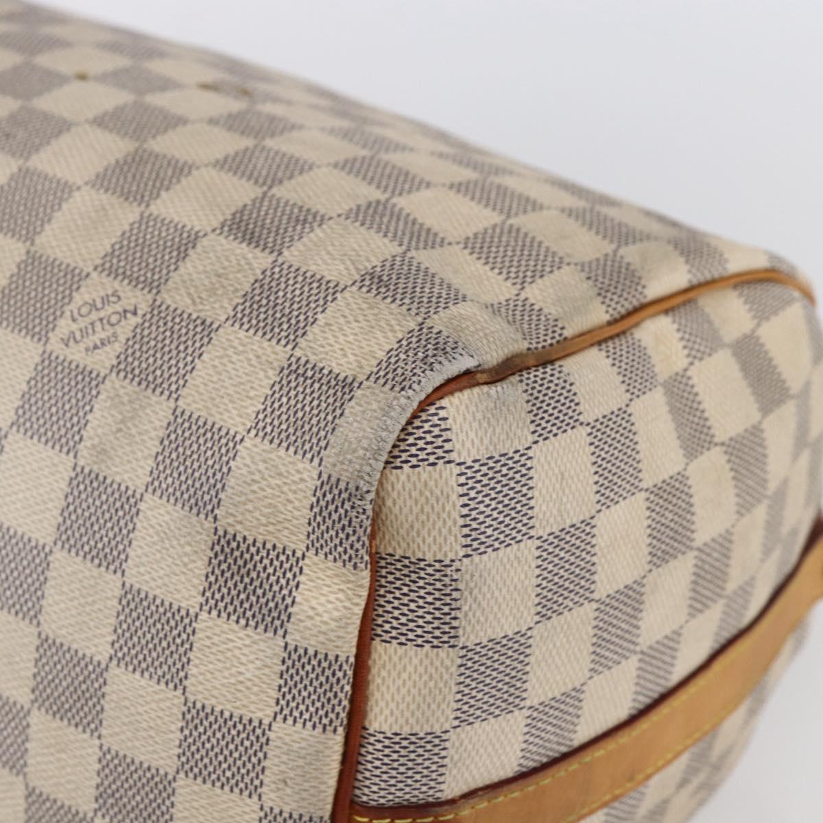 LOUIS VUITTON Damier Azur Speedy Bandouliere 30 Bag 2way N41052 LV Auth 152661