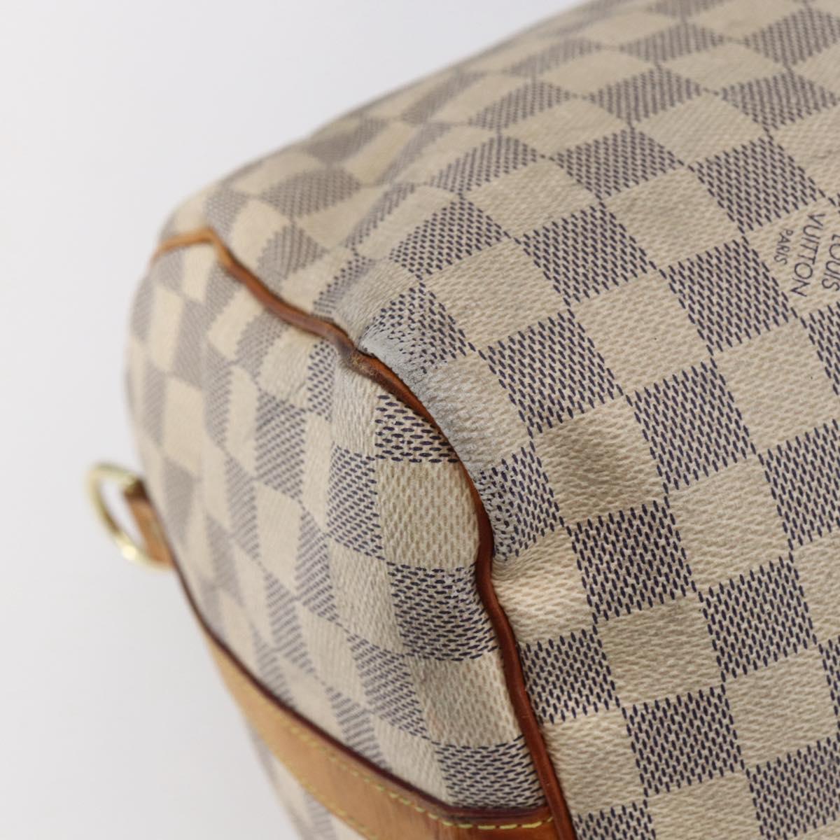 LOUIS VUITTON Damier Azur Speedy Bandouliere 30 Bag 2way N41052 LV Auth 152661
