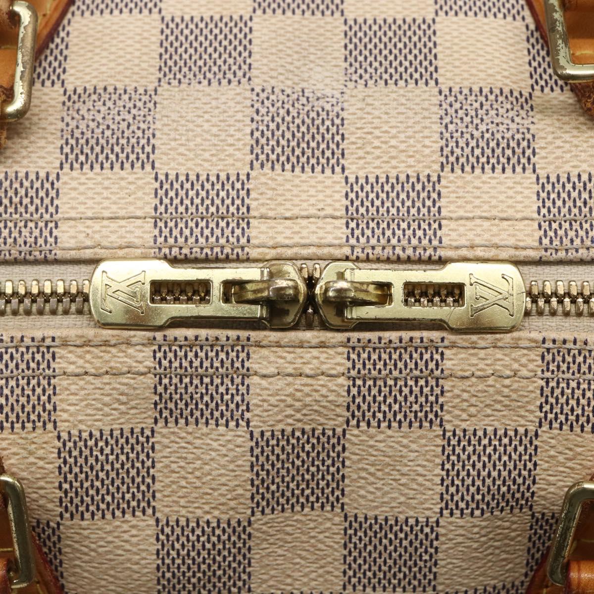 LOUIS VUITTON Damier Azur Speedy Bandouliere 30 Bag 2way N41052 LV Auth 152661