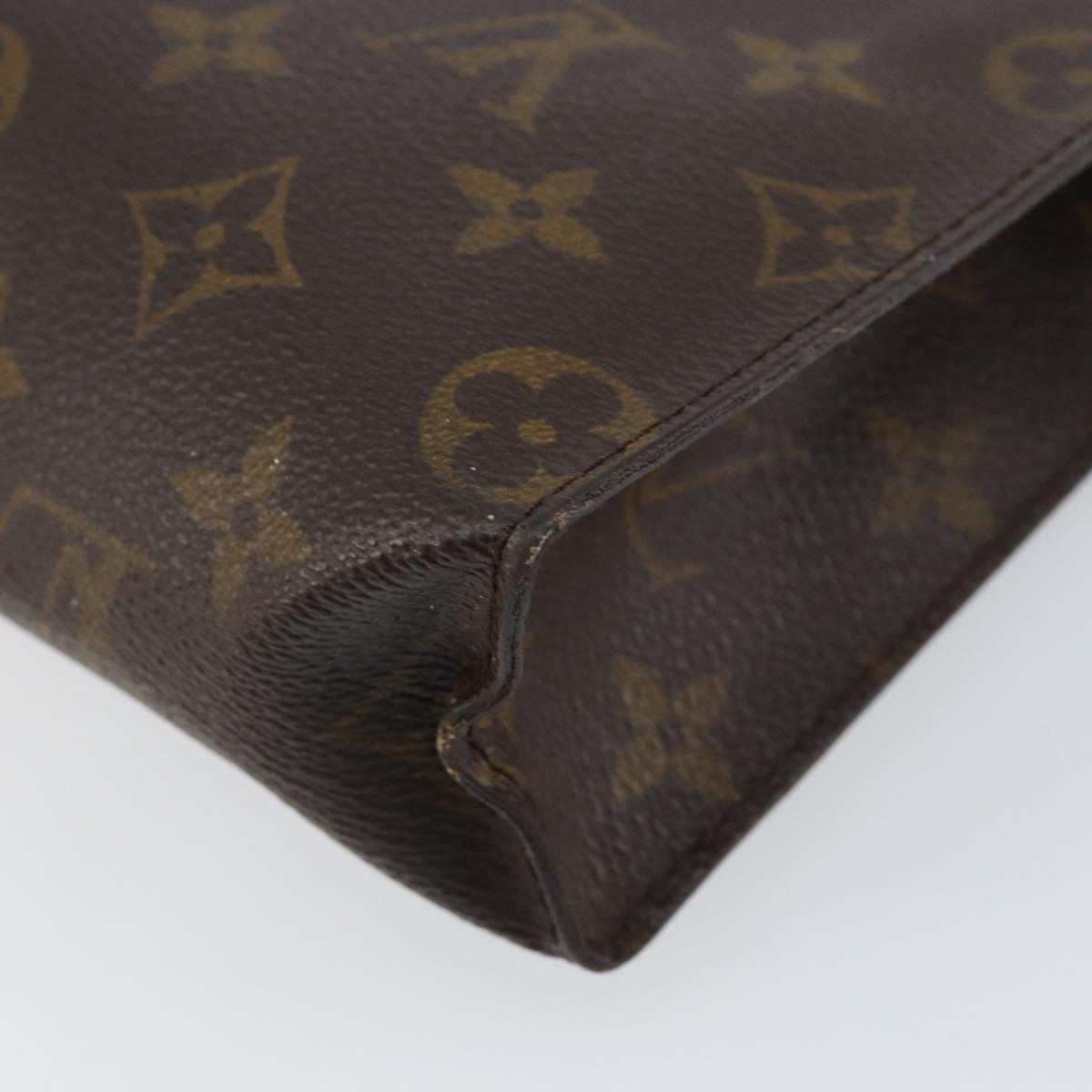 LOUIS VUITTON Monogram Poche Toilette 26 Pouch M47542 LV Auth 152665