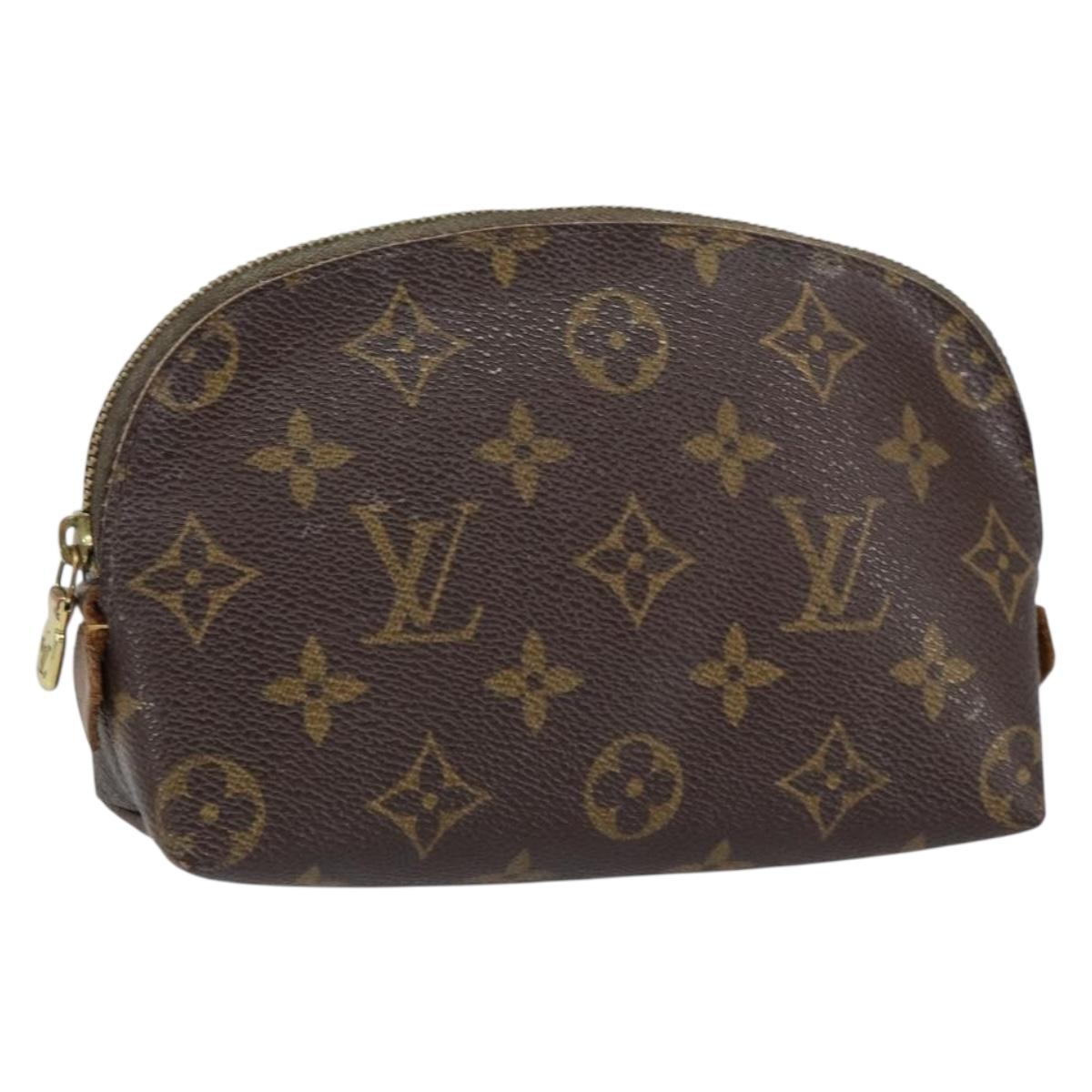 LOUIS VUITTON Monogram Pochette Cosmetic PM Cosmetic Pouch M47515 LV Auth 152669