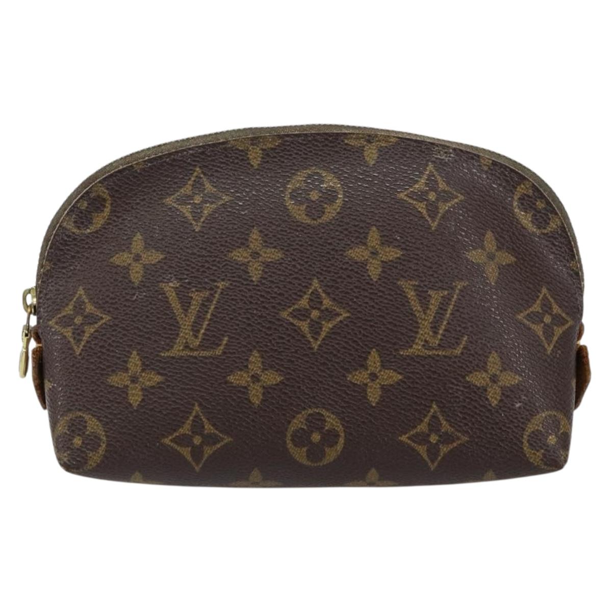 LOUIS VUITTON Monogram Pochette Cosmetic PM Cosmetic Pouch M47515 LV Auth 152669